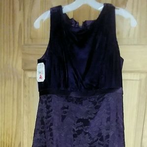 Vintage Jordan Ladies Purple Bridesmaid dress Formal 80s 90s Wedding Par…